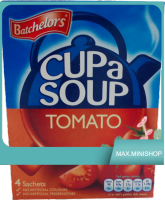 (แพ็ค2)Instant Tomato Soup Batchelors 93 g/ซุปมะเขือเทศกึ่งสำเร็จรูป แบตเตอรี 93 ก