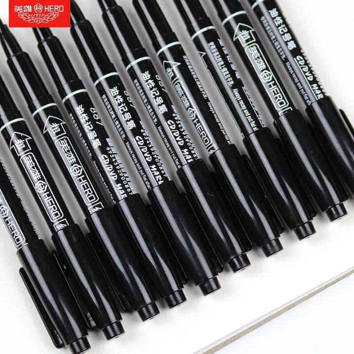 10pcs-double-headed-permanent-oily-marker-pen-twin-tip-waterproof-oily-marker-pen-set-for-arts-painting-office-amp-school-supplies