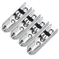 Bass Bridge 4-Single String Bass Bridge 4pcs Individual Chrome 1set