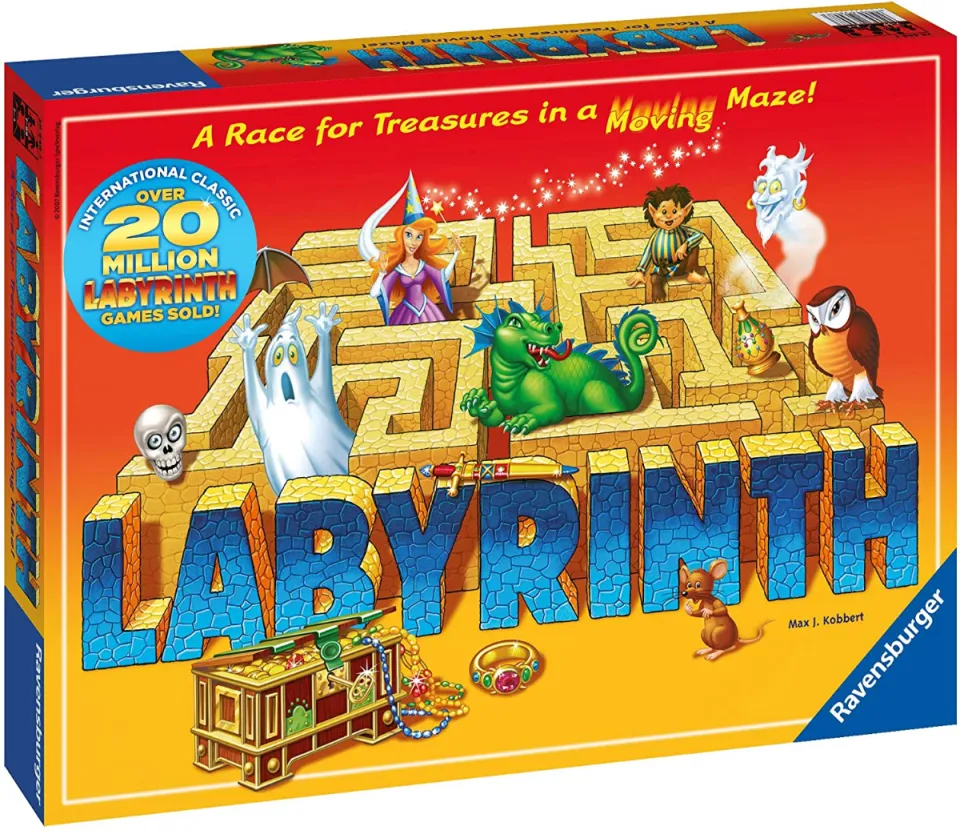 Ravensburger Pokémon Labyrinth Family Board Game for Kids & Adults Age 7 &  Up - So Easy to Learn & Play with Great Replay Value,2 - 4 Players