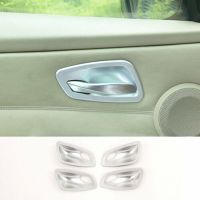 Car Interior Door Handle Bowl Frame Protective Cover for-BMW 3 Series E90 2005-2012