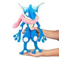 ของขวัญตุ๊กตามือตุ๊กตาหนานุ่มการ์ตูน Pokémon Greninja ดั้งเดิม30ซม. คุณภาพสูง