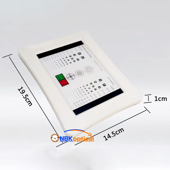 near-visual-acuity-chart-led-เนียร์ชาร์ต-ทดสอบ-มองใกล้