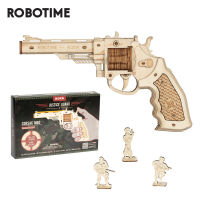 Robotime 3Dไม้ของเล่นแบบจำลองปริศนาสำหรับเด็ก