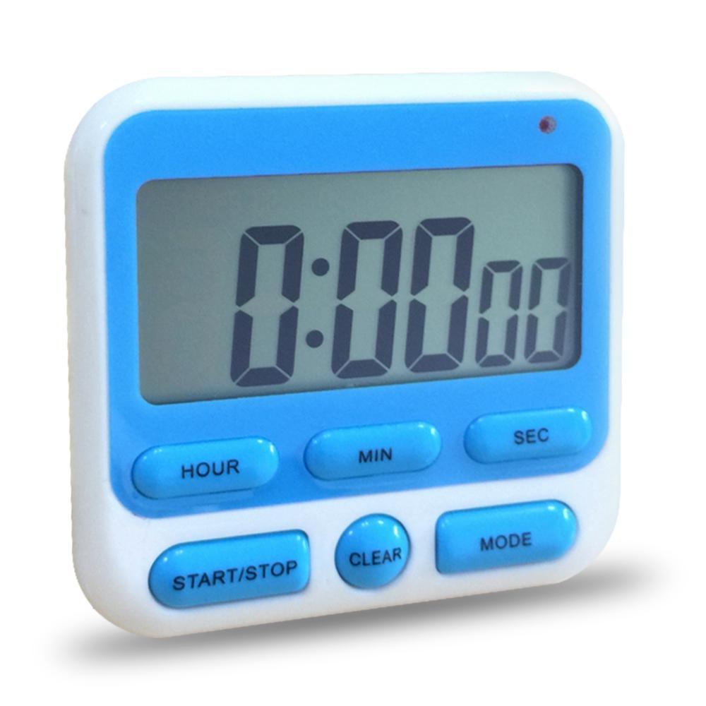 Digital Kitchen Timer With Mute Loud Alarm Switch 12 Hour Clock Memory Function for sale online 
