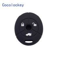 ■✘ Cocolockey silikonowe etui klucza samochodowego pasuje do MG Rover 25 35 ZT 3 przyciski klucz zdalny gumowy uchwyt torba ochrona akcesoria samochodowe