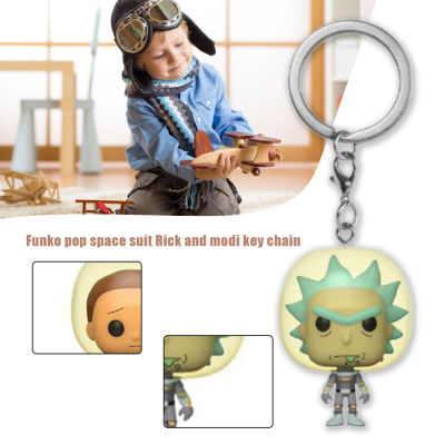 Rick and Morty Pendant Key Ring Anime Characters Keychain Collection GiftKeychain Pendant Keyring AccessoriesFashion Anime Shape Figure modelPendant for FansAdorable