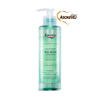 Eucerin Pro Acne Solution Cleansing Gel 200 ml (ไม่ห่อพลาสติก) ยูเซอรีน โปร แอคเน่ คลีนซิ่ง เจล หมดอายุ 2023