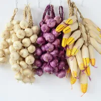 Artificial Fake Decorative Fruit Lifelike Foam Vegetables Onion Garlic Kitchen Decor
