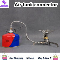 Portable Outdoor Camping Stove Adapter Flat Gas Tank Cooking Adapter Tool Propane to Butane Adapter