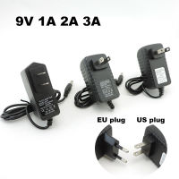 AC 110V 220V ถึง DC 9V 1A 2A 3A 9V2A 9V1A แหล่งจ่ายไฟอะแดปเตอร์แปลง EU US ปลั๊ก 1000ma 2000ma สำหรับกล้องวงจรปิด Router-DCVS STORE