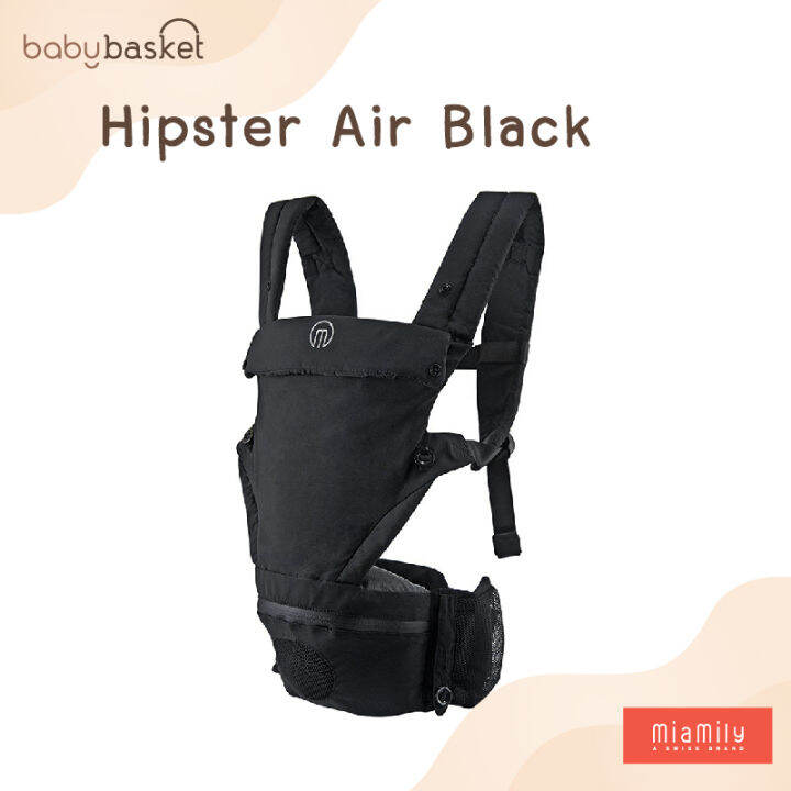 Baby Carrier Hipster Air Black จาก Miamily Lazada.co.th