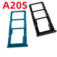 SIM Card Tray For Samsung Galaxy A20S Simtray Adapter Holder Cellphone Parts