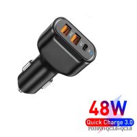 {KOLT Digital} PD Car Charger โทรศัพท์มือถือ USB Charger สำหรับ iPhone 13 12 Pro Max Xiaomi โทรศัพท์ PD Usb C Fast Charging Car Mobile Phone Adapter