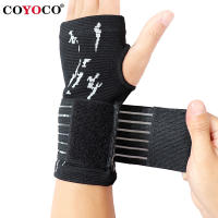 1 Pcs Sports Pressurizable Bandage Wrist Support Cotton Palm Protect Gloves COYOCO Professional Women Men Wristbands-barmeewearzh