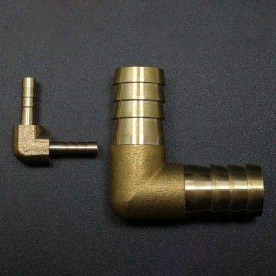 6/8/10/12/14/16mm Hose Barb Hosetail 90 Degree Elbow Equal / Reudcing Brass Pipe Fitting Water Gas Oil