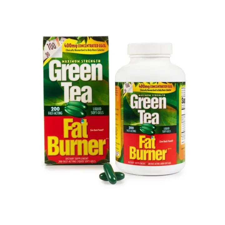 BONITA U ️ Applied Nutrition Green Tea Fat Burner 400mg. 200 เม็ด