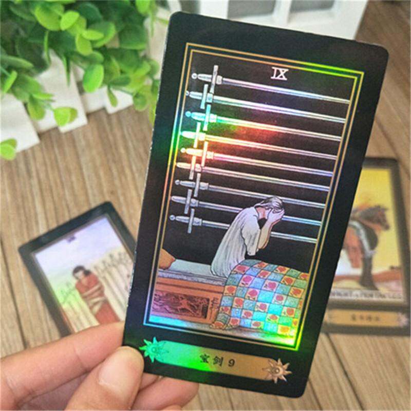 1Set Tarot Cards Deck Vintage bunte Box Future Telling Game Party Supply ZP W ZV 