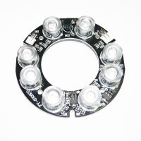 CCTV Accessories infrared light 8 Grain IR LED board for Surveillance cameras night vision diameter 63mm