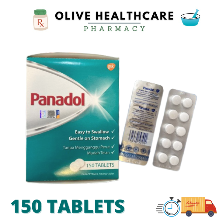 PANADOL Regular 500mg 150'S / 10'S [EXP 10/2027] | Lazada