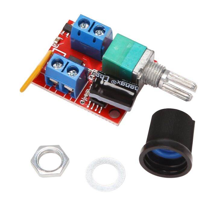 Gebildet 3pcs Mini DC Motor PWM Speed Controller, DC 5V-35V 5A Speed