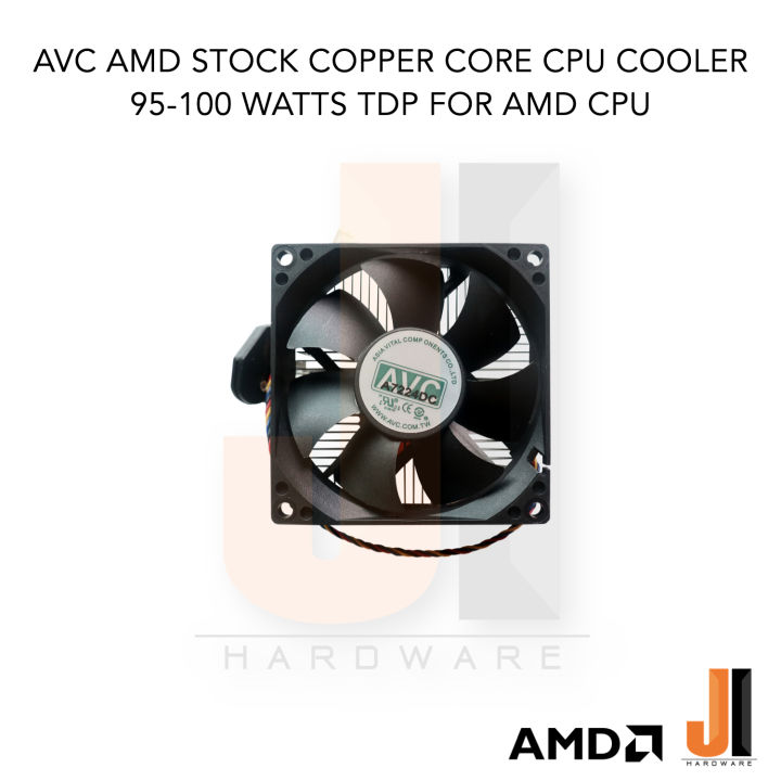 พัดลม-cpu-avc-amd-stock-copper-core-cpu-cooler-รองรับ-socket-fm1-fm2-2-am2-2-am3-3-am4-ของใหม่ไม่มีกล่องสภาพดี