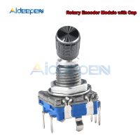 Aideepen Rotary Encoder Module for Arduino Brick Sensor Development Round Audio Rotating Potentiometer Knob Cap EC11