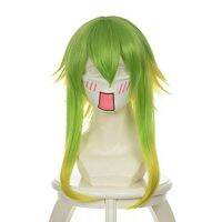 Ccutoo Vocaloid Gumi 35Cm/14 "สีเขียวทอง Ombre ชั้นสั้นวิกผมคอสเพลย์วิกผมปลอมปุยสำหรับงานเลี้ยง