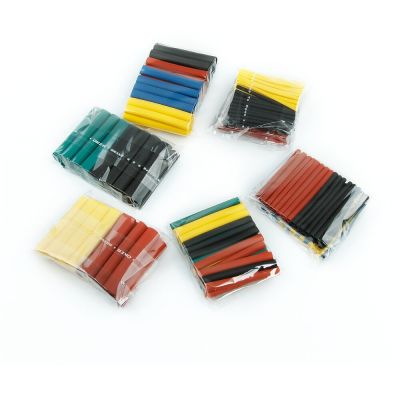 328Pcs  2:1 Heat Shrink Tubing Set Polyolefin Shrinking Assorted Heat Shrink Tube Wire Cable Insulated Sleeving Tubing Set Electrical Circuitry Parts