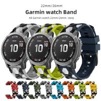 Silicone WatchStrap For Garmin Fenix 7x 7 6 5 6X Pro 5X Plus Fenix 3HR Quick Release 22 26mm WristStrap For Garmin Enduro 2 Band