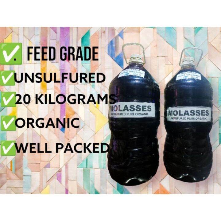 20 KG MOLASSES BLACKSTRAP PULOT UNSULFURED PURE SUGAR CANE Lazada PH