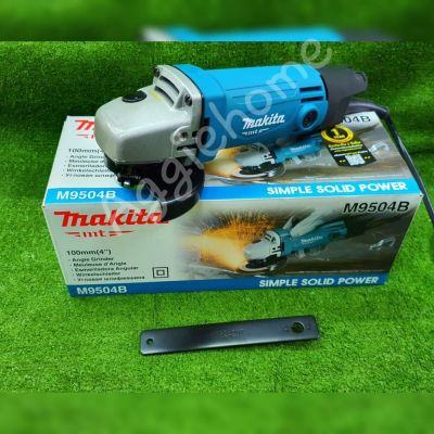 🇹🇭 MAKITA 🇹🇭 เครื่องเจียร์ไฟฟ้า 4 นิ้ว รุ่น M9504B 570วัตต์ สวิตช์ท้ายเครื่อง ขนาดใบเจียร์ 4" เจียร์ จัดส่ง KERRY 🇹🇭