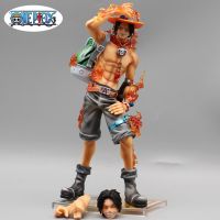 24cm One Piece Portagas D Ace Figures Gk Ace Anime Figures Ace Pop Action Figures Statue Figurine Pvc Model Doll Toys Kids Gift