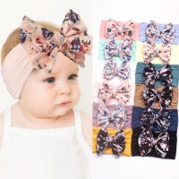 【YF】 1 Piece Baby Headband Flower Toddler Infant Kids Hair Accessories Girl Newborn Bow Turban Bandage Headwear Headwrap Gift