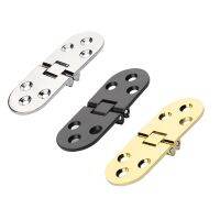 2pc Zinc Alloy Flip Plate Hinge with Hidden Corner Hinge 180 Degree Tabletop Folding Flip Plate Hinge