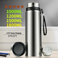 ✳♙▲ Thermo Pot Thermos Bottle 1500 1800ML Double Wall Stainless Steel Insulated Vacuum Flask Drinkware Cup Thermal Mug Water Bottle
