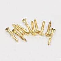 M2 M2.5 M3 M4 Brass Slotted countersunk head screws flat self-tapping wood bolt 6mm-40mm Length Nails Screws  Fasteners