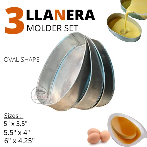 3pcs Set Llanera Leche Flan Molder Lazada Ph