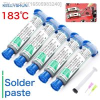 ◕❈ Sn63Pb37 Needle Tube Tin Solder Paste Flux For Soldering SMD For BGA IC PCB Welding Paste Syringe solder in pasta