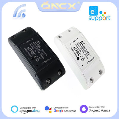 QNCX Rf433 WIFI สวิทช์สมาร์ทบ้านอัตโนมัติรีเลย์โมดูล Alexa Timing สวิตช์ไฟ Ewelink APP ไร้สายรีเลย์ควบคุมระยะไกล