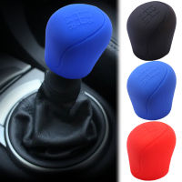 Universal ซิลิโคนรถเกียร์ Shift Knob Cover เกียร์ Shift Non Slip Grip Handle Case รถยนต์เกียร์ Shift Collars รถอุปกรณ์เสริม