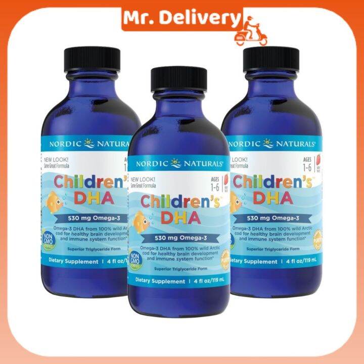 Mr Delivery Nordic Naturals Children's DHA Ages 16 530 mg Omega 3