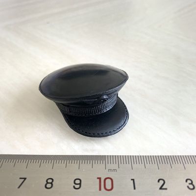 1/6 World War II Big Brimmed Hat Big Cap Officer Cap Police Cap Simulation Hat Model Toy For 12 Action Figure Body Accessories