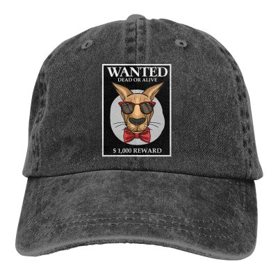 Kangaroo Wanted Australia Melbourn Baseball Cap cowboy hat Peaked cap Cowboy Bebop Hats Men and women hats