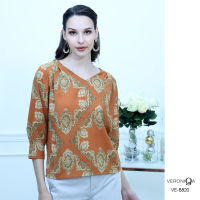 VERONIQA Blouse VE-B820 ชิฟฟอนชีราเม้นท์ แขนยาว IGPU22-2