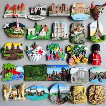 Seattle Fridge Magnets USA New York DUBAI SAUDI Oxford London Japan Mexico  Bali Refrigerator Magnet Stickers Travel Souvenir