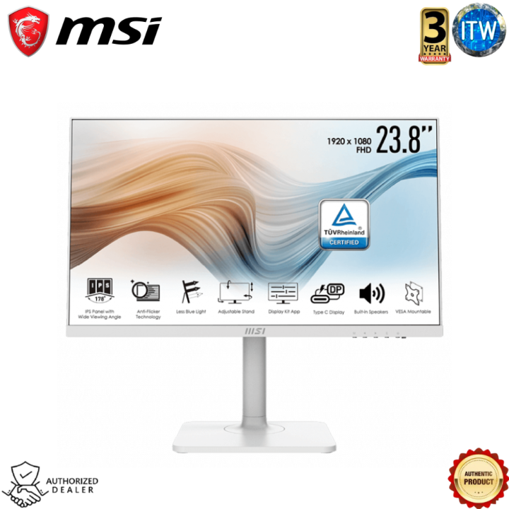 Msi Modern MD241PW 23.8", 1920 x 1080 (Full HD) IPS, Antiglare