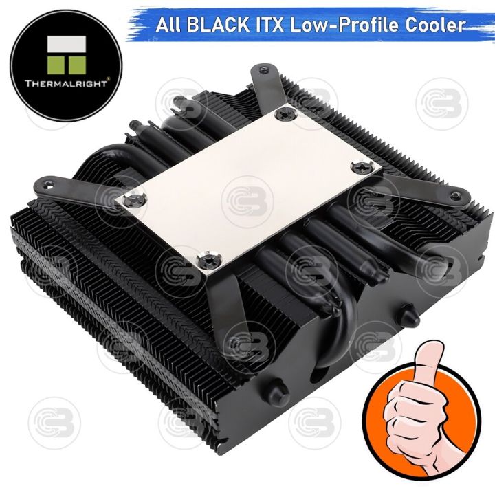 coolblasterthai-thermalright-axp90-x47-black-low-profile-cpu-cooler-with-4-heatpipes-ประกัน-6-ปี