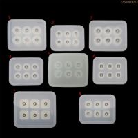 blg Beads Resin Mold with Holes Silicone Pendant Mold for DIY Necklace Bracelet Jewelry Making for Gemstone Casting Chil 【JULY】