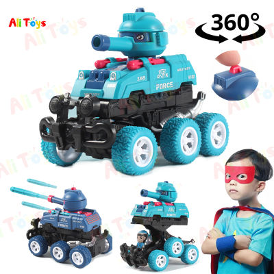 AliToys Rc Car Toy for Kids and Boys Educational Deformation Launch Tank Off-road Vehicle Car Toy Birthdays Gift